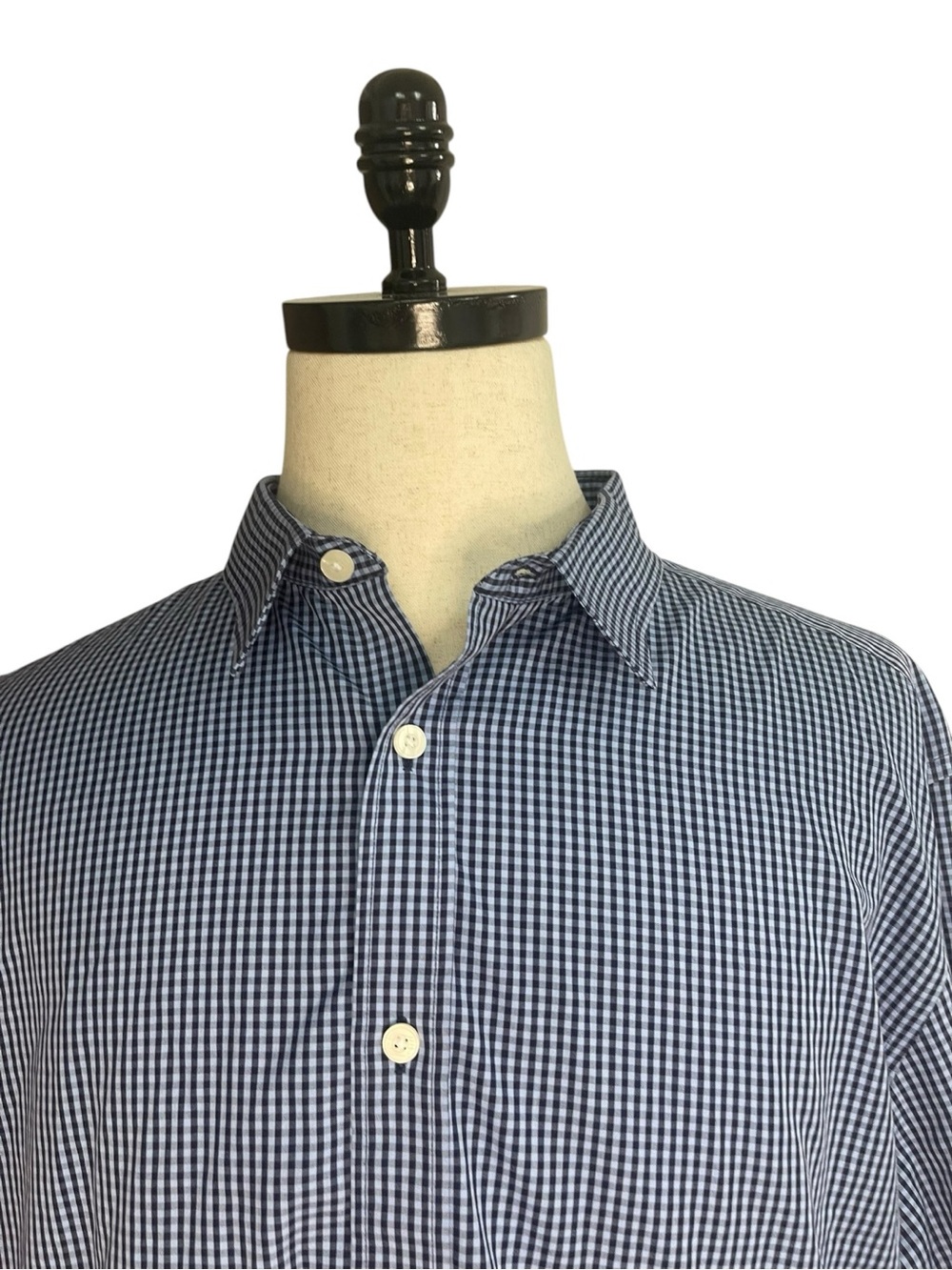 UNTUCKit Vignoble Luxe Wrinkle Free Button Down Shirt Navy Blue - Picture 2 of 11